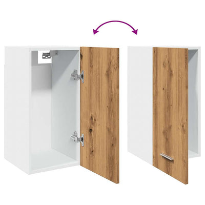 Käsityöläinen tammi ripustuskaappi Pompilas 30x31x60cm (puinen)