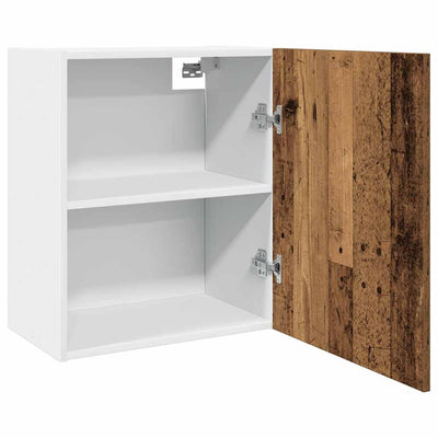 Seinäkaapit 2 kpl Vanha Puu 50x31x60 cm lastulevy