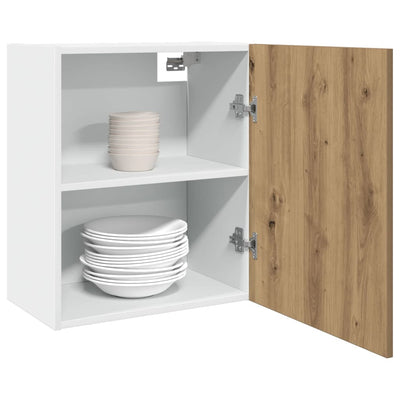 Seinäkaapit 2 kpl Käsityöläinen tammi 50x31x60 cm lastulevy