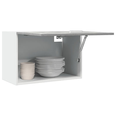 Seinäkaappi betoninharmaa 60x31x40 cm lastulevy
