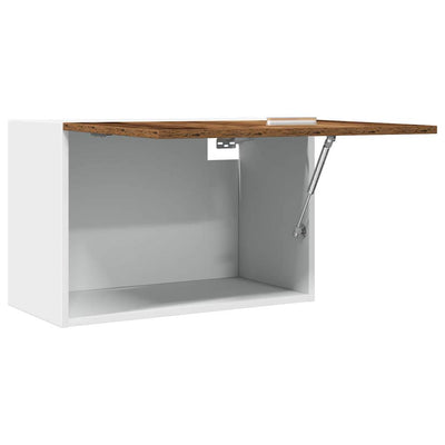 Vanha puu seinäkaappi Pompilas 60x31x40cm (lastulevy)