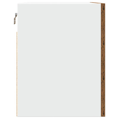 Vanha puu seinäkaappi Pompilas 60x31x40cm (lastulevy)