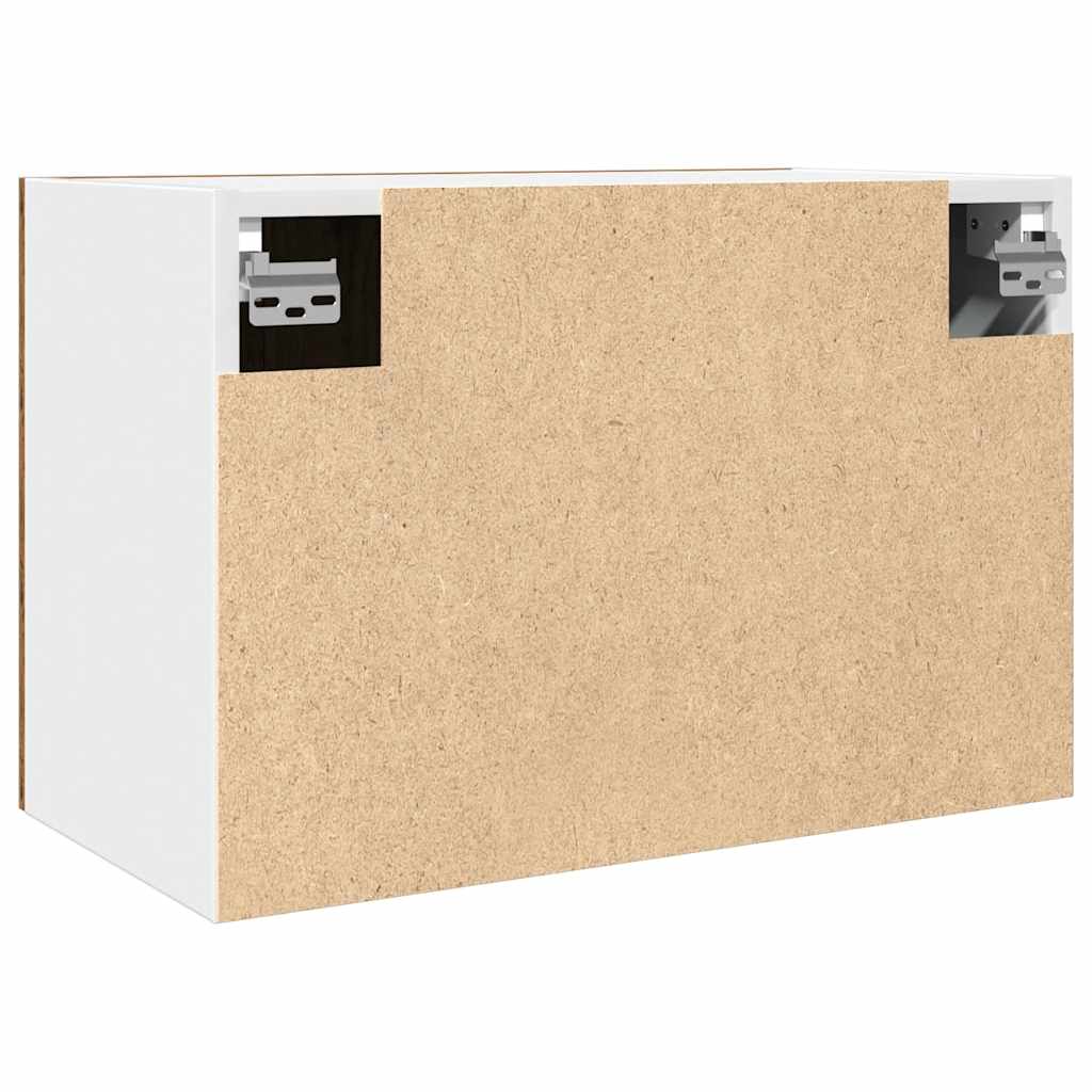 Vanha puu seinäkaappi Pompilas 60x31x40cm (lastulevy)
