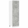 Kaappi jääkaapille betoninharmaa 60x57x207 cm lastulevy