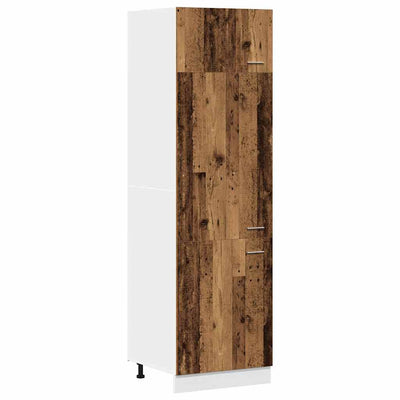 Kaappi jääkaapille Vanha Puu 60x57x207cm lastulevy