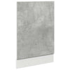 Astianpesukone paneeli betoni harmaa 45x3x67 cm