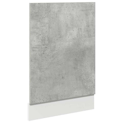 Astianpesukone paneeli betoni harmaa 45x3x67 cm
