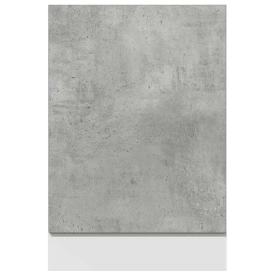 Astianpesukone paneeli betoni harmaa 45x3x67 cm