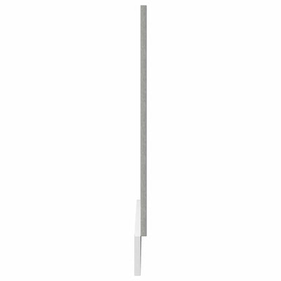 Astianpesukone paneeli betoni harmaa 45x3x67 cm