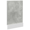 Astianpesukone paneeli betoni harmaa 45x3x67 cm