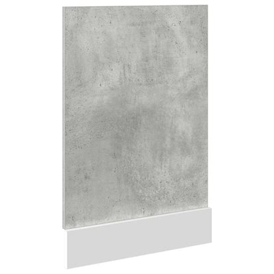 Astianpesukone paneeli betoni harmaa 45x3x67 cm