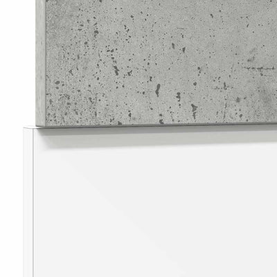 Astianpesukone paneeli betoni harmaa 45x3x67 cm
