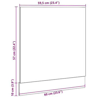 astianpesukonepaneeli Vanha Puu 60x1,5x67 cm Suunniteltu puu