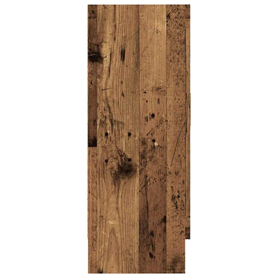 Kirjahylly vanha puu 82,5x30,5x80 cm tekninen puu