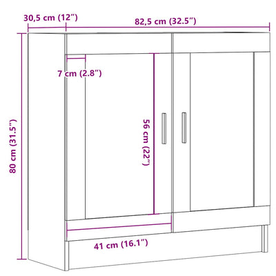 Kirjahylly vanha puu 82,5x30,5x80 cm tekninen puu