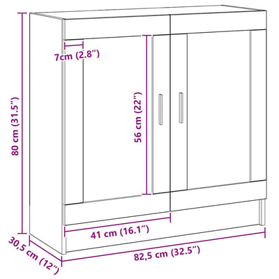 Artesaani tammi kirjahylly Lorendo 82,5x30,5x80cm (puinen)