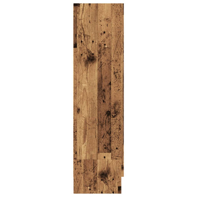 Kirjahylly vanha puu 82,5x30,5x115 cm tekninen puu