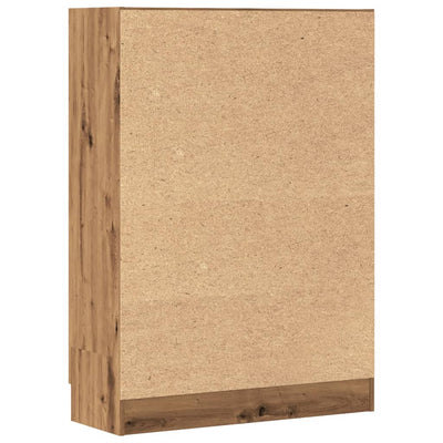 Kirjakaappi artesaani tammi 82,5x30,5x115 cm tekninen puu