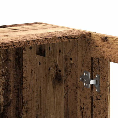 Vanha puu kirjahylly Mable 82,5x30,5x80cm (puinen)