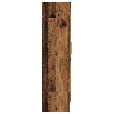 Kirjahylly vanha puu 82,5x30,5x115 cm tekninen puu