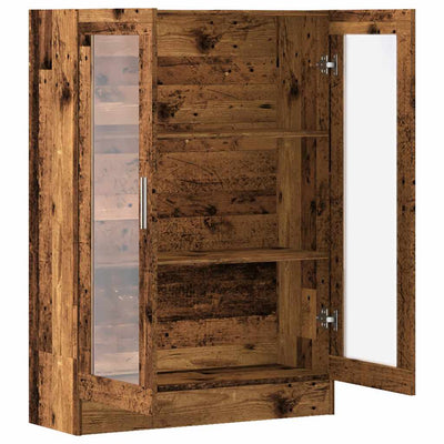 Kirjahylly vanha puu 82,5x30,5x115 cm tekninen puu