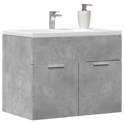 Allaskaappi betoninharmaa 60x38,5x46 cm lastulevy