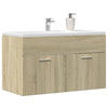 Allaskaappi Sonoma-tammi 80x38,5x46 cm lastulevy
