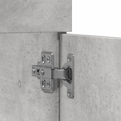 Harmaa kylpyhuoneen pesuallaskaappi Marciano 90x38,5x46cm (betoni)