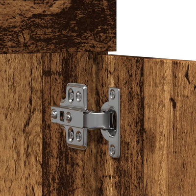 Vanha puu kylpyhuoneen pesuallaskaappi Marciano 90x38,5x46cm