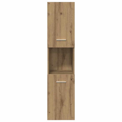 Kylpyhuoneen seinäkaappi artesaani Anghil 30x30x130cm (puinen)