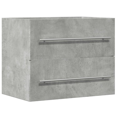 Allaskaappi betoninharmaa 60x38,5x48 cm lastulevy