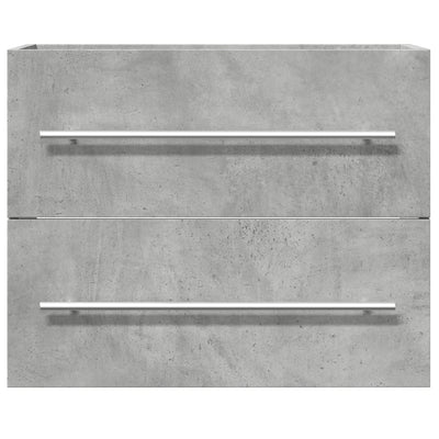 Allaskaappi betoninharmaa 60x38,5x48 cm lastulevy