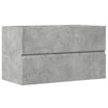 Allaskaappi betoninharmaa 90x38,5x45 cm lastulevy