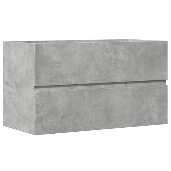 Allaskaappi betoninharmaa 90x38,5x45 cm lastulevy
