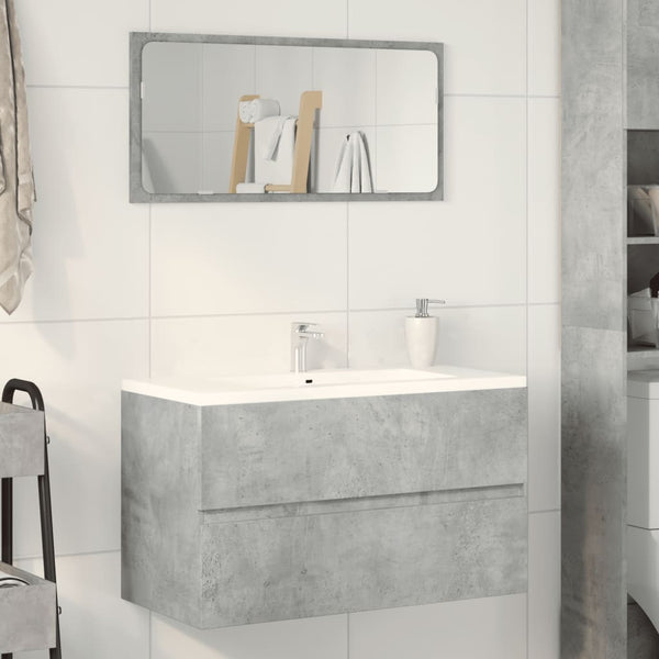 Allaskaappi betoninharmaa 90x38,5x45 cm lastulevy