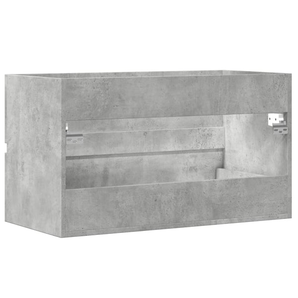Allaskaappi betoninharmaa 90x38,5x45 cm lastulevy