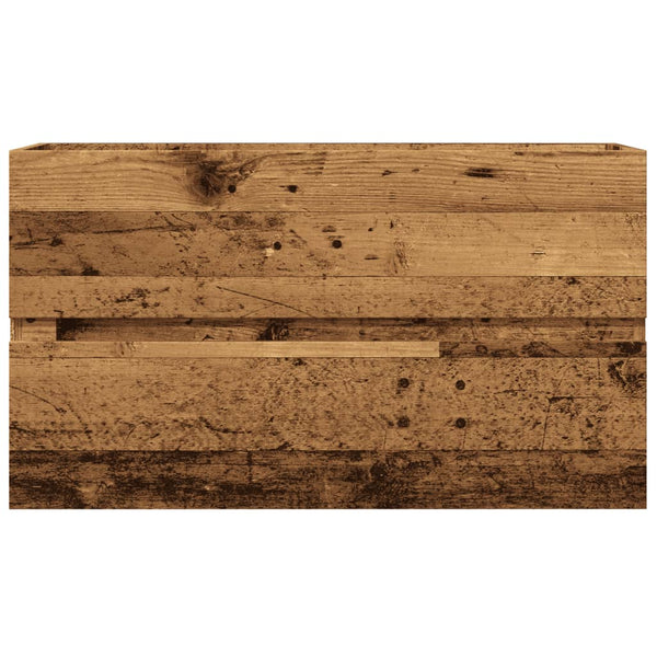 Allaskaappi vanha puu 90x38,5x45 cm tekninen puu