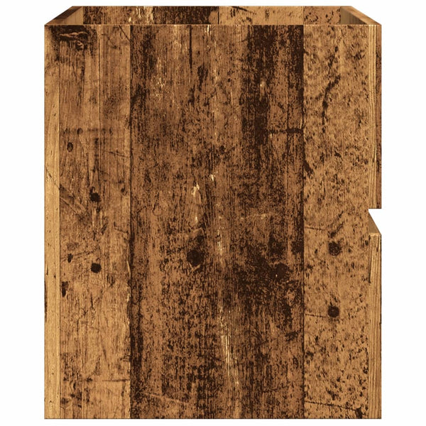 Allaskaappi vanha puu 90x38,5x45 cm tekninen puu