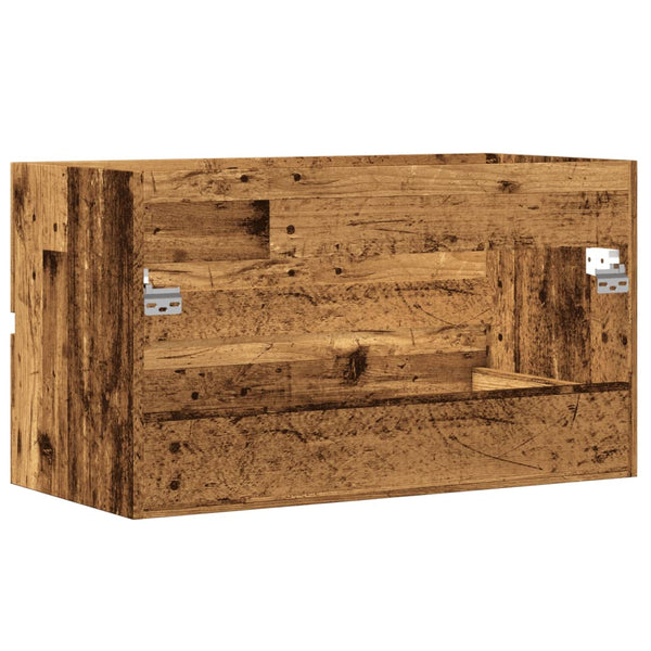 Allaskaappi vanha puu 90x38,5x45 cm tekninen puu