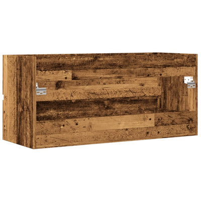 Allaskaappi vanha puu 100x38,5x45 cm tekninen puu