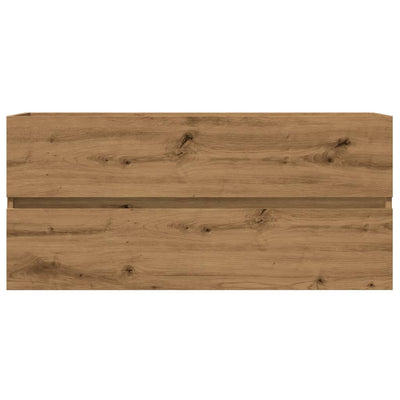 Allaskaappi artesaani tammi 100x38,5x45 cm tekninen puu