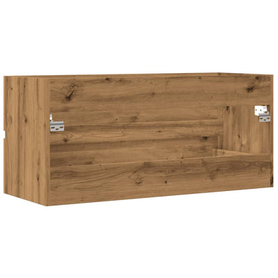 Allaskaappi artesaani tammi 100x38,5x45 cm tekninen puu