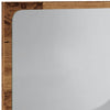 Kylpyhuoneen peili LED-valoilla vanha puu 60x8,5x38 cm