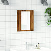 LED peilikaappi vanha puu 40x12x45 cm tekninen puu