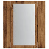 LED peilikaappi vanha puu 40x12x45 cm tekninen puu