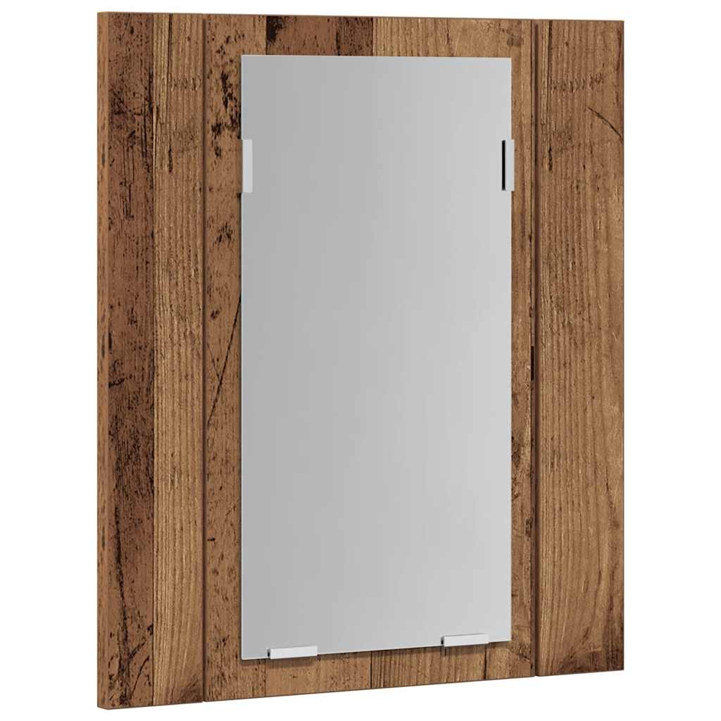 Vanha puu led peilikaappi Leun 40x12x45cm (puinen)