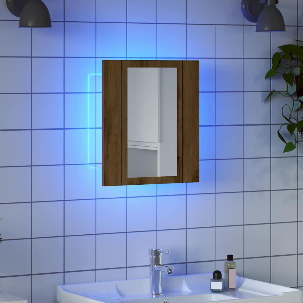Artesaani tammi led peilikaappi Leun 40x12x45cm (puinen)