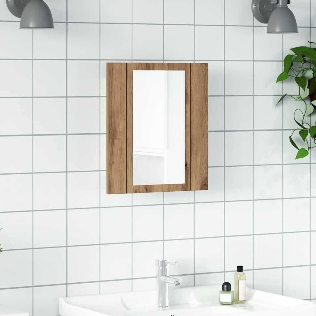 Artesaani tammi led peilikaappi Leun 40x12x45cm (puinen)