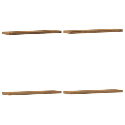 Seinähyllyt 4 kpl artesaani tammi 40x10x1,5 cm tekninen puu