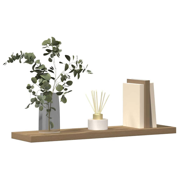 Seinähyllyt 4 kpl artesaani tammi 40x10x1,5 cm tekninen puu